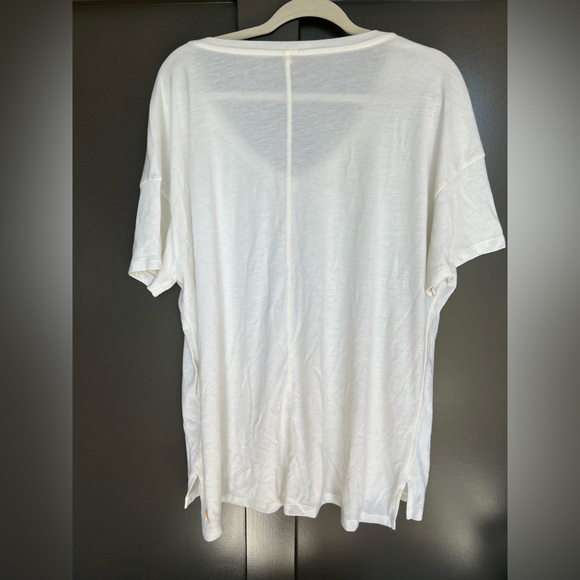 Lucy V Neck White Shirt - Picture 6 of 6
